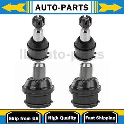 Rótulas inferiores superiores delanteras 4 piezas para Ford E-350 Econoline Club Wagon 1992-2002 Foto 1 de 4