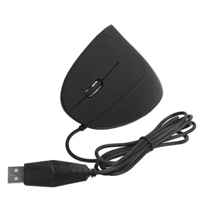 Wired Left Hand Mouse Vertical Ergonomic 800/1200/1600Dpi Usb Optical For ESE - Picture 1 of 23