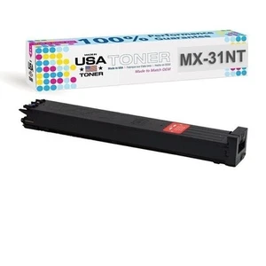 Toner für Sharp MX-3100N, MX-31NTBA, MX31NTBA Schwarz Cartridge - Bild 1 von 1