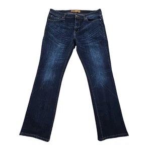 Seven7 Jeans Men's 36x32 Dark Wash EUC Straight Leg Stretch Denim SN 1364 - Picture 1 of 17