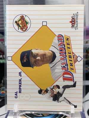 2001 Fleer Tradition Diamond Tributes Cal Ripken Jr #8DT HOF JH 10K - Image 1 of 2