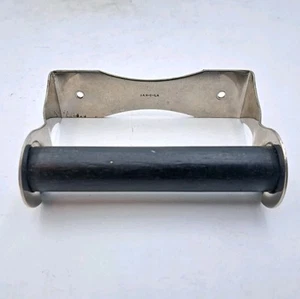Antique / Vintage Toilet Paper Holder Nickel Plated San-O-La Victorian Holder  - Picture 1 of 16