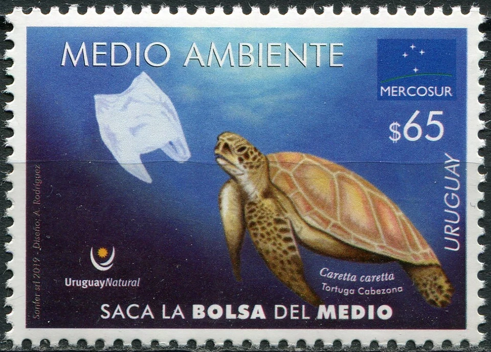 Uruguay 2019. Environmental Protection (MNH OG **) Stamp - Image 1 of 1
