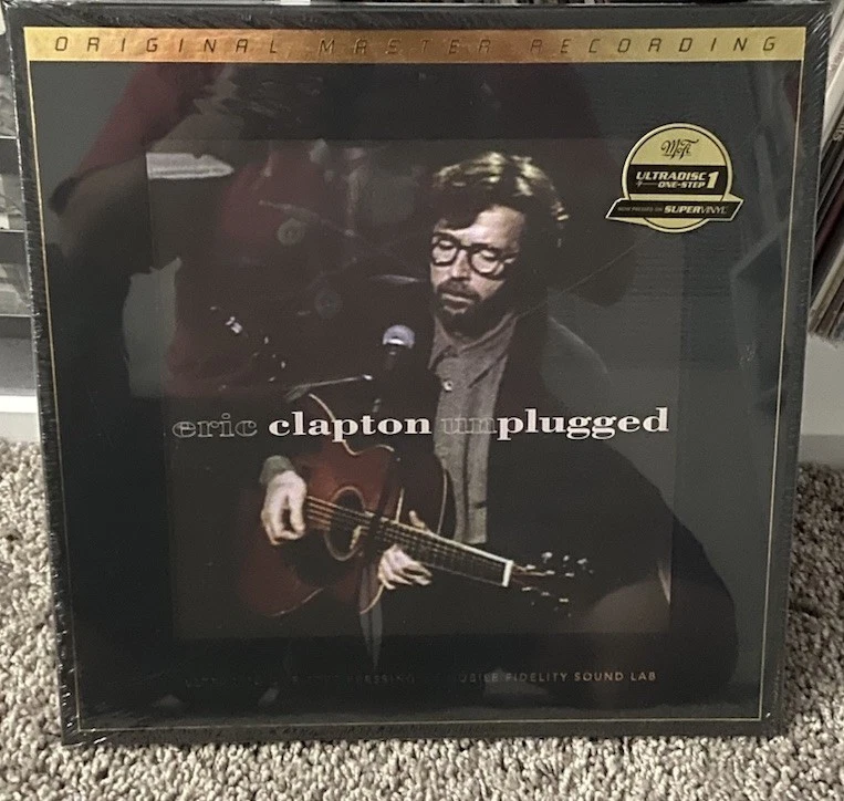 Eric Clapton Unplugged Ultra Disc One-Step MFSL 2 LP Vinyl Box Set Foto 1 de 2
