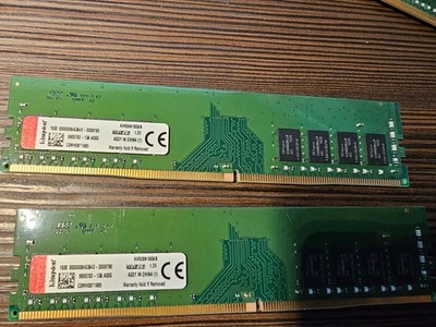 Kingston 8GB 2X8GB DDR4 2666MHZ 1.2V desktop ram memory KVR26N19S8/8 - Image 1 of 2
