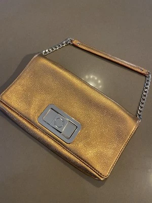 Oroton ‘Monaco’ Metallic Gold handbag Clutch - Image 1 of 4