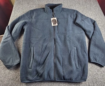 32 Degree Heat Mens Large Sherpa Lined Fleece Blue Nwt - Image 1 of 4