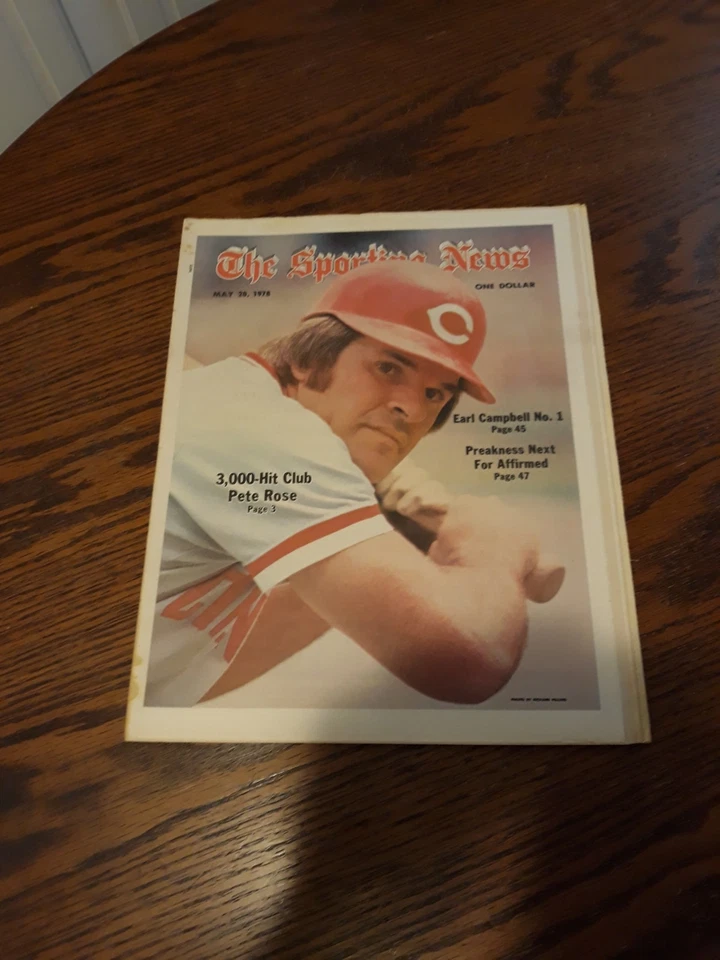 MAY 20,1978-THE SPORTING NEWS-PETE ROSE OF THE CINCINNATI REDS(NM) - Image 1 of 1