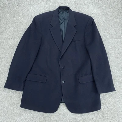 Blazer Brooks Brothers Para Hombres 44L Azul Marino Camello Traje Chaqueta Abrigo Deportivo Foto 1 de 4