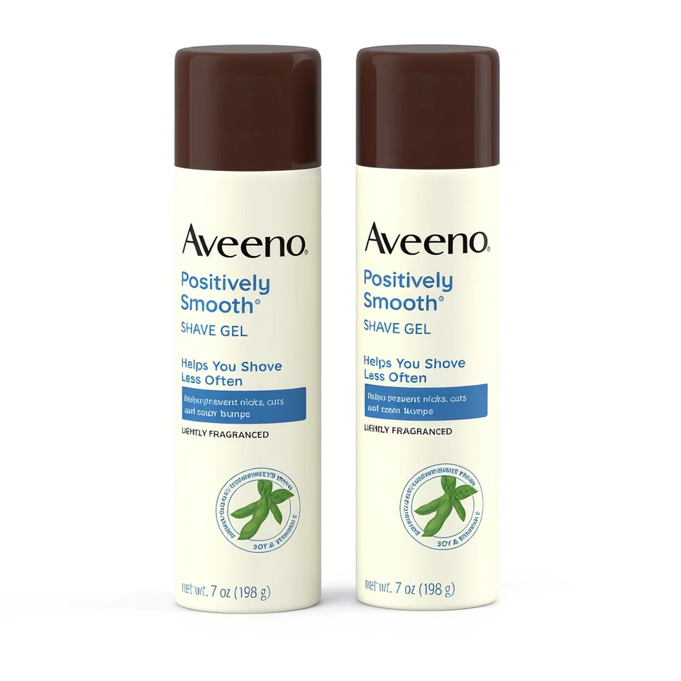 Paquete de 2 hidratantes suaves positivos Aveeno con vitamina E de 7 oz (198 g) cada uno Foto 1 de 4