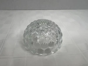 Anchor Hocking Depression Glas Klar Kuppel Blase Kerzenhalter Einzeln (H) - Bild 1 von 4