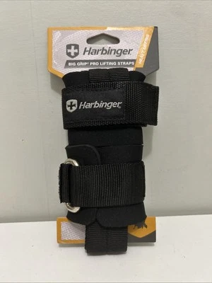 Correas de levantamiento de pesas antideslizantes Harbinger Big Grip Pro nuevas Foto 1 de 2