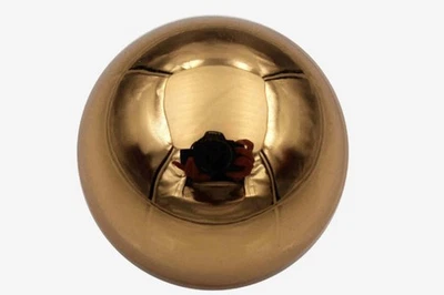 gold glänzend Knöpfe 23mm Metall Halbkugel Ösenknöpfe (6 Stück) - Bild 1 von 4