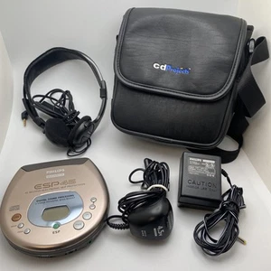 Philips Magnavox Lettore Compact Disc ESP45 3 Stadi Dynamic Boost Vintage 1998 Funzionante - Foto 1 di 19