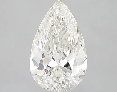 Pear Cut 2.02 Carat Cert. GIA Natural Mined Diamond Loose I color SI1 clarity - Image 1 of 2