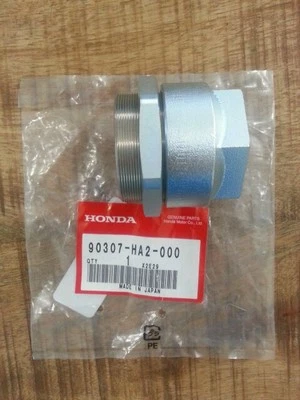  Conjunto de tuerca de bloqueo del eje trasero Honda OEM TRX 250 TRX 300 TRX 400 TRX 450 ATC 250 R Foto 1 de 4