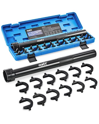 OMT Inner Tie Rod Removal Tool Kit Mechanic Tool Set w 12 Crowfoot Adapters US Foto 1 de 4