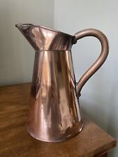 ANTIQUE Victorian c.1900 copper ewer jug 3pt