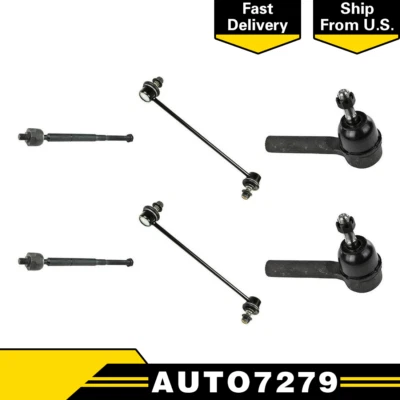 Mevotech 6pcs Front Tie Rod End Sway Bar Link For 2007-2008 Dodge Caliber - Image 1 of 4