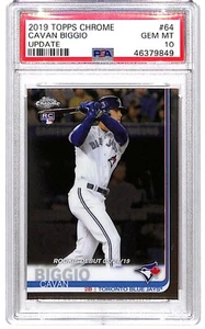 Cavan Biggio 2019 Topps Chrome #64 Update PSA 10 GEM MT (b) - Picture 1 of 2