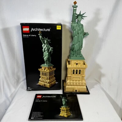 Lego Architecture Statue of Liberty 21042 99% Complete Free Postage - Image 1 of 4