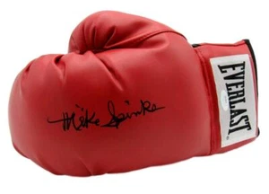 Guanto da boxe Michael Spinks Champ firmato Everlast Rosso Sinistro JSA 154751 - Foto 1 di 4