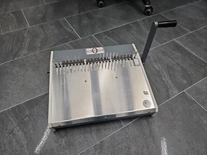 Rhin-O-Tuff Onyx HD 4470 U1542 Plastikringbindegerät US Teilung Bindemaschine - Zdjęcie 1 z 13