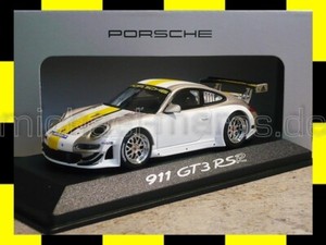 PORSCHE 911 GT3 RSR 997 Cup Präsentation 2011 MINICHAMPS PMA 1:43 PROMO DEALER