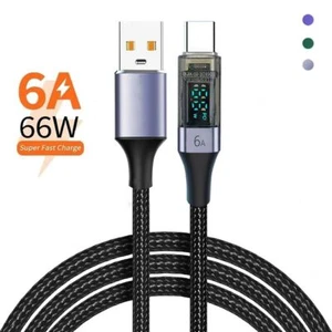 Digital Display A to C Data Cord for Xiaomi/Samsung/OPPO Mobile Phone - Picture 1 of 11