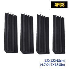 Ecke Acoustical Gesang Studio Schaum Absorber Sound Beweis Schwarz Equipment