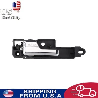 Front Inner Inside Door Handle Chrome Left Driver For Ford Fusion 2006-2012 US - Imagem 1 de 4