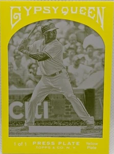 CHRIS YOUNG 2011 Topps Gypsy Queen PRINTING PLATE SP #1/1 Diamondbacks One of - Picture 1 of 2