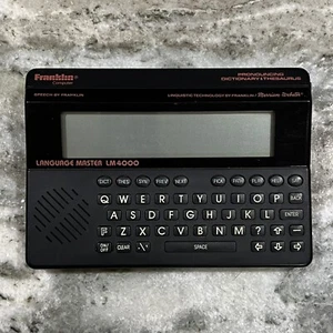 Franklin Language Master LM4000 Diccionario de Pronunciación Hablante Tesauro FUNCIONA - Imagen 1 de 7