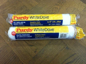 2 x 12"" Purdy White Taube Medium Stapel Farbe Roller Hüllen 3/8"" Nickerchen - Bild 1 von 1
