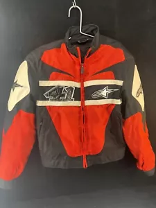 Vintage Alpine Stars Troy Lee Designs Motorcycle Riding Racing Jacket Medium - Picture 1 of 13