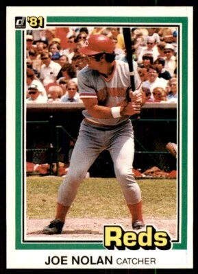 1981 Donruss Joe Nolan Cincinnati Reds #302 - Image 1 of 2