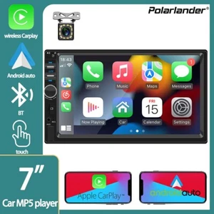 Autoradio 7" Doppio 2 Din Touch Screen Carplay Android Auto Lettore MP5 BT - Foto 1 di 17