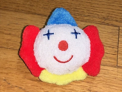 De Colección Eden Terry Payaso Muñeca Sonajero Blanco Azul Rojo Amarillo Foto 1 de 4