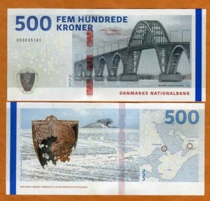 Denmark, 500 Kroner, ND (2020), P-New, UNC Upgraded - Picture 1 of 1