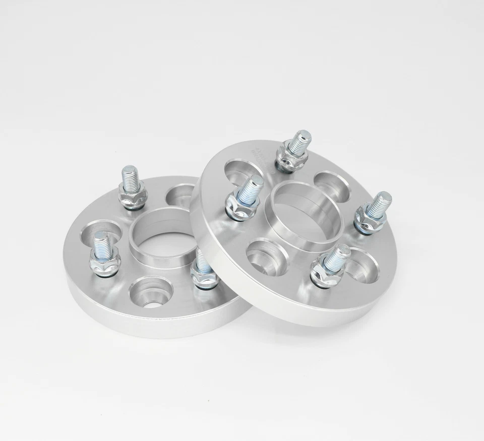 Espaçadores de roda 2X 4x100 57.1 CB 12X1.5 25MM 1 POLEGADA - Imagem 1 de 1