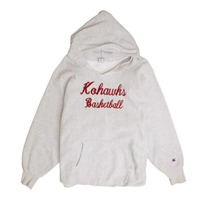 Sudadera con capucha vintage campeón de baloncesto tejido inverso 2XL años 90 NCAA - Imagen 1 de 5