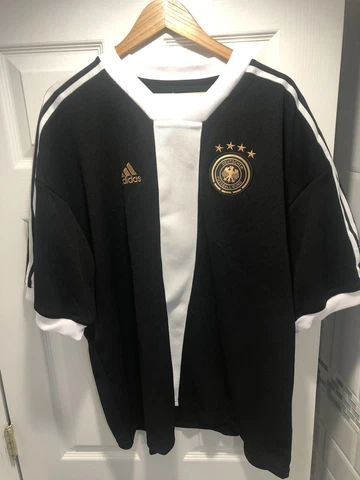 GERMANY Team ICON THREE-QUARTER JERSEY Football Shirt Adidas HF4071 Men’s Sz L Cover