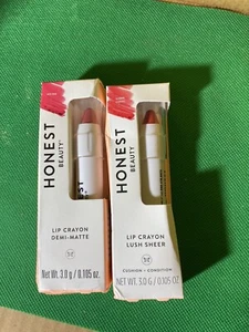 One Honest Beauty Lip Crayon Lush Sheer SHEER PETAL NewInBox 3g Free SH - Picture 1 of 24