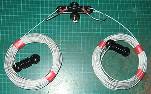 MONO BANDA DIPOLO PARA 80 METROS Antena de Cable / Antena para RADIOAFICIONADO UNIVERSAL - Imagen 1 de 2