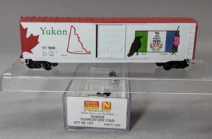 N Scale Micro Trains # 07700157 YUKON TERRITORY CAR 50' Box Car YT 1898 - Picture 1 of 7