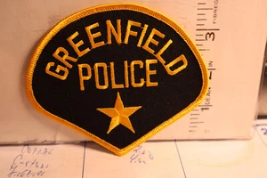 police patch  GREENFIELD POLICE WISCONSIN - Picture 1 of 1