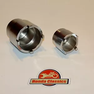 Honda CBX1000 Steering Stem Headrace Nut & Top nut Socket Tool Set x 2. HWT078 - Picture 1 of 8