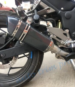 51mm Motorcycle Racing Muffler Silencer Exhaust Pipe Motorbike Kits Accessories - Picture 1 of 2