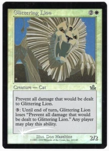 Glittering Lion 2000 Prophecy SHIFTED FOIL MISPRINT White Creature MTG NM AZ1 - Bild 1 von 4