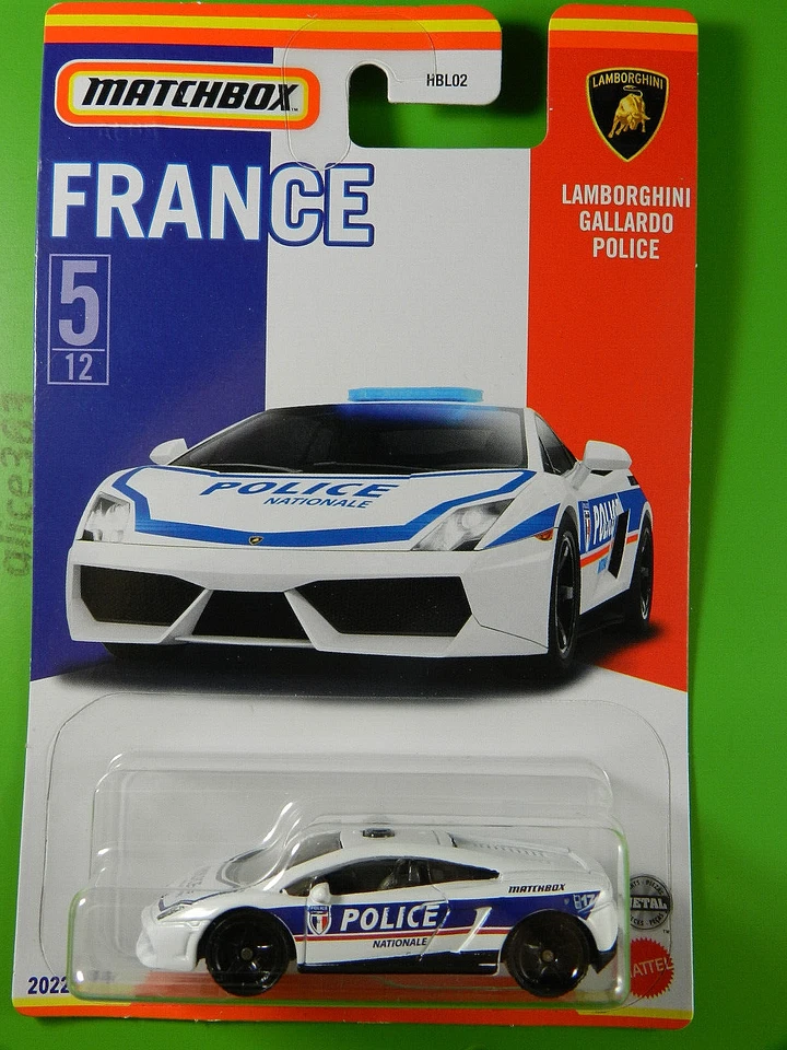 Matchbox 2022 - Francia - Lamborghini Gallardo Police - 5/12 - Nuovo IN Conf. - Immagine 1 di 1